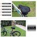 WOTOW Gel Bike Seat Cover Cushion  Comfortable Silica & Foam Padded Bicycle Saddle Cushion Spin Exercise Bikes  Road Mountain Bikes  Outdoor Cycling Water & Dust Resistant Cover - B06XCHZSL5
